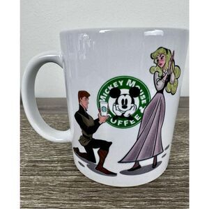 DISNEY Sleeping Beauty 10 Ounce FORGET THE KISS GIVE ME COFFEE Coffee Tea Cup Mu